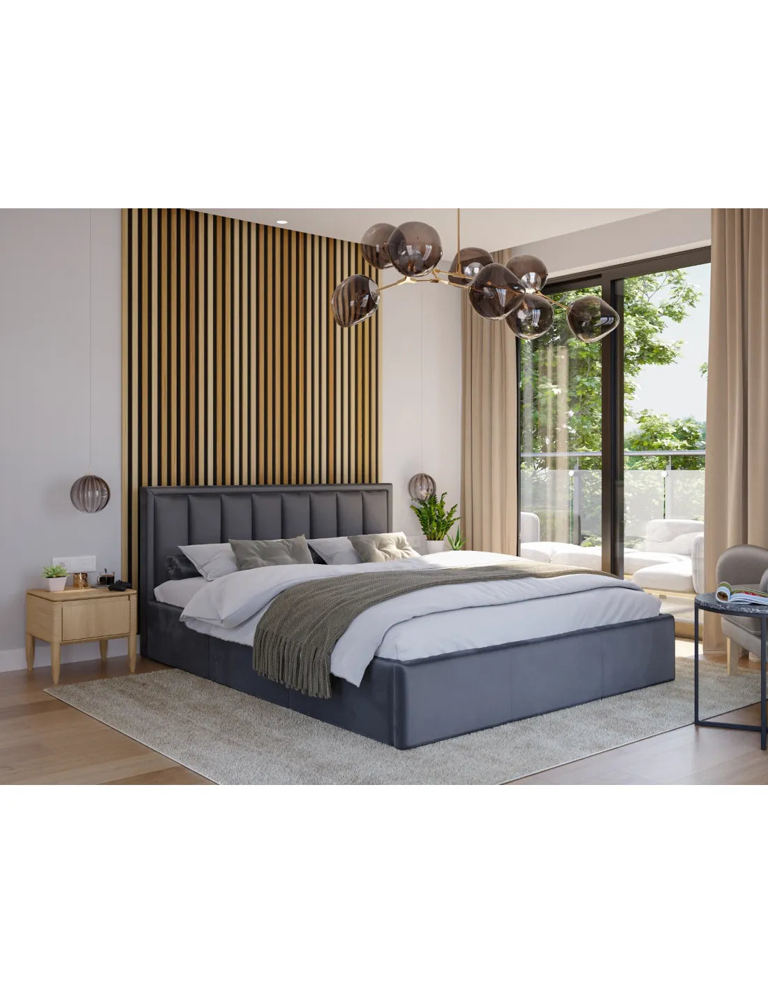 Modern and Functional Bed Moon