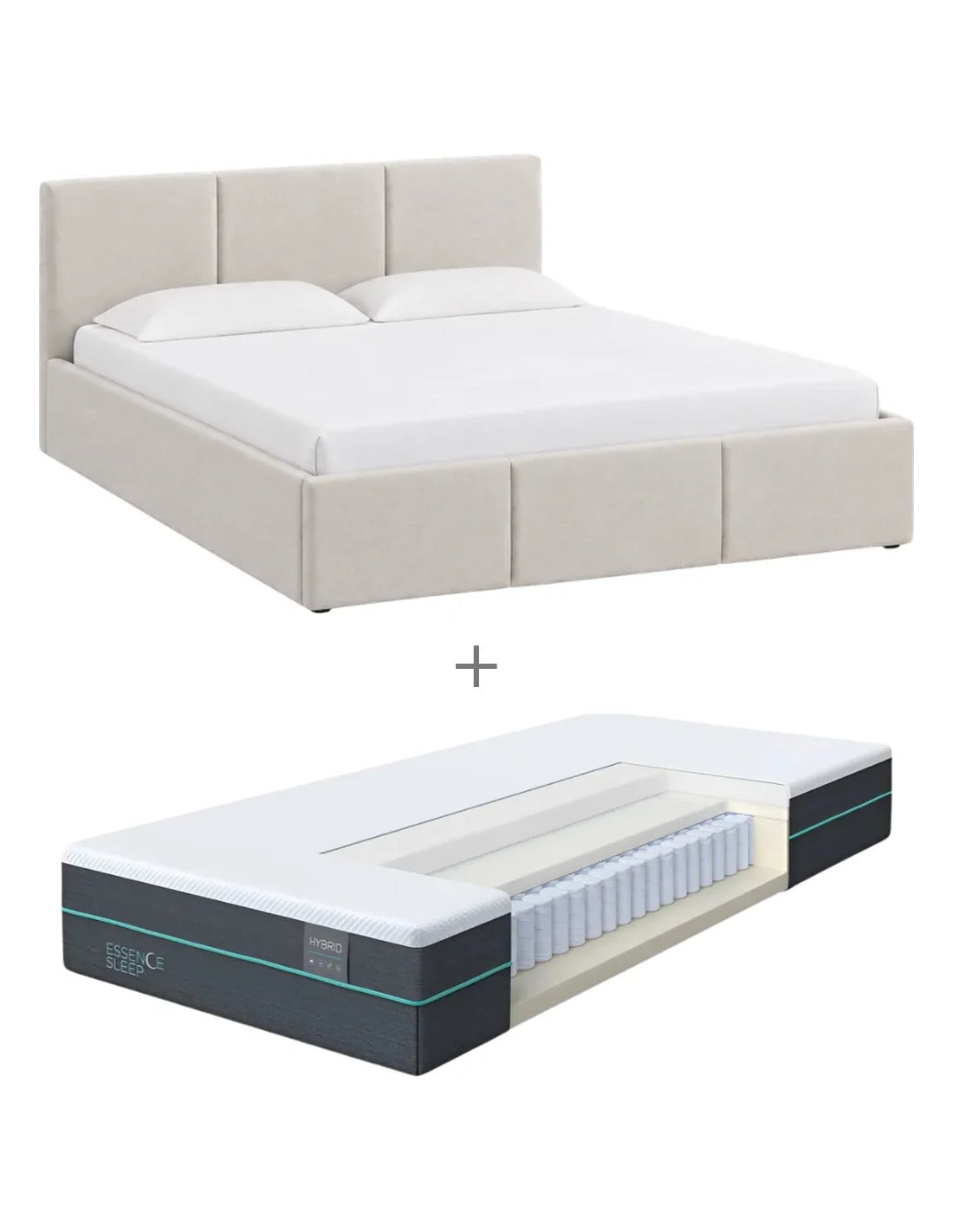 Gulta Emilia + Essence Sleep Hybrid matracis