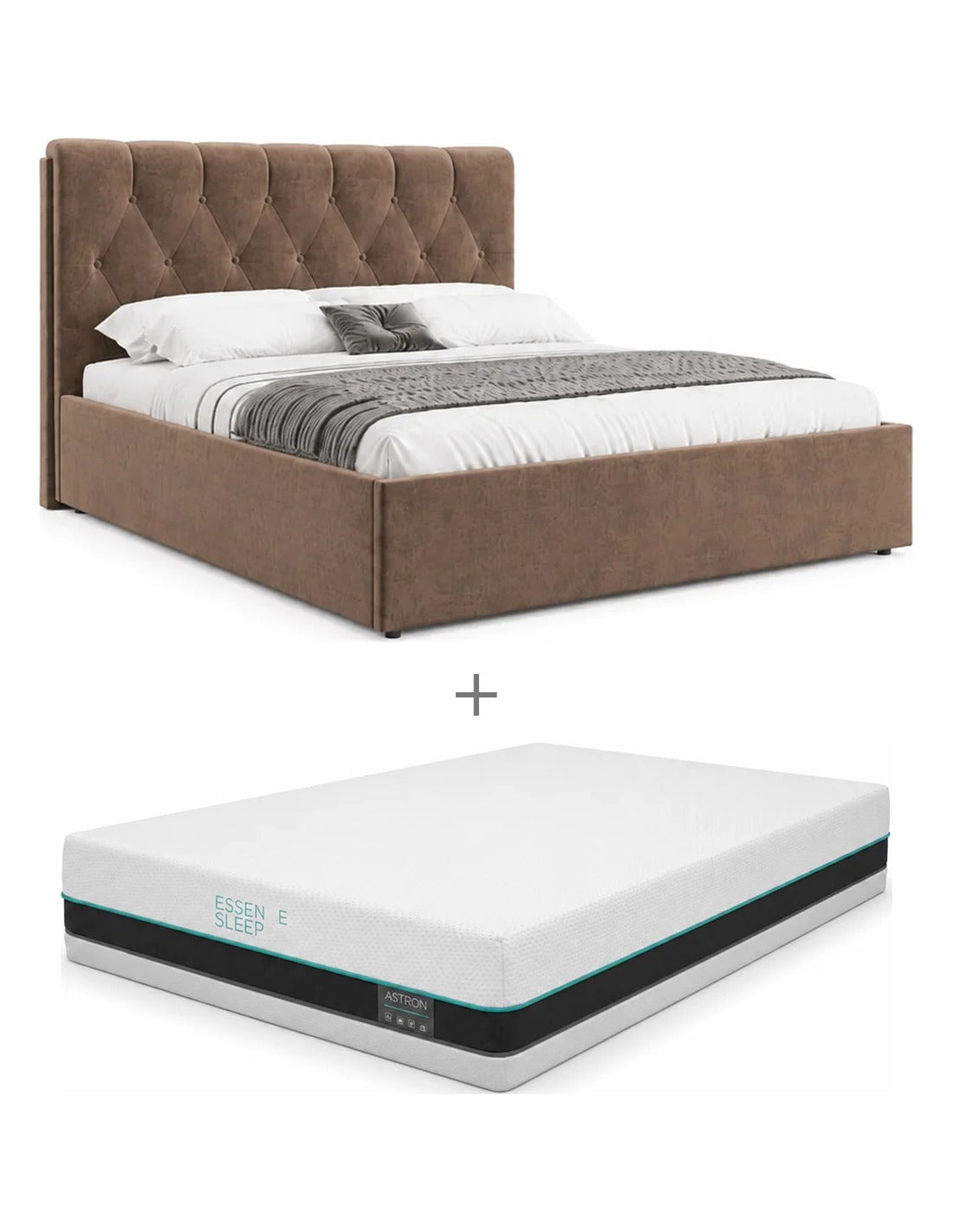 160x200 Gulta Imperija + Essence Sleep Astron matracis
