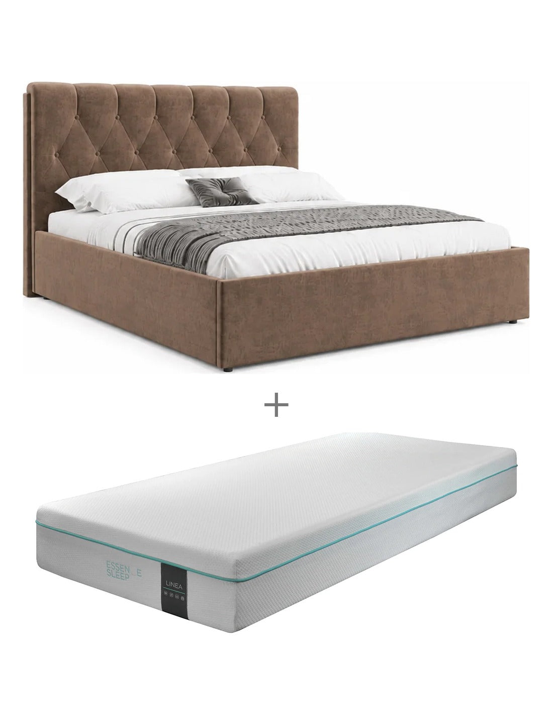 160x200 Gulta Imperija + Essence Sleep Linea matracis