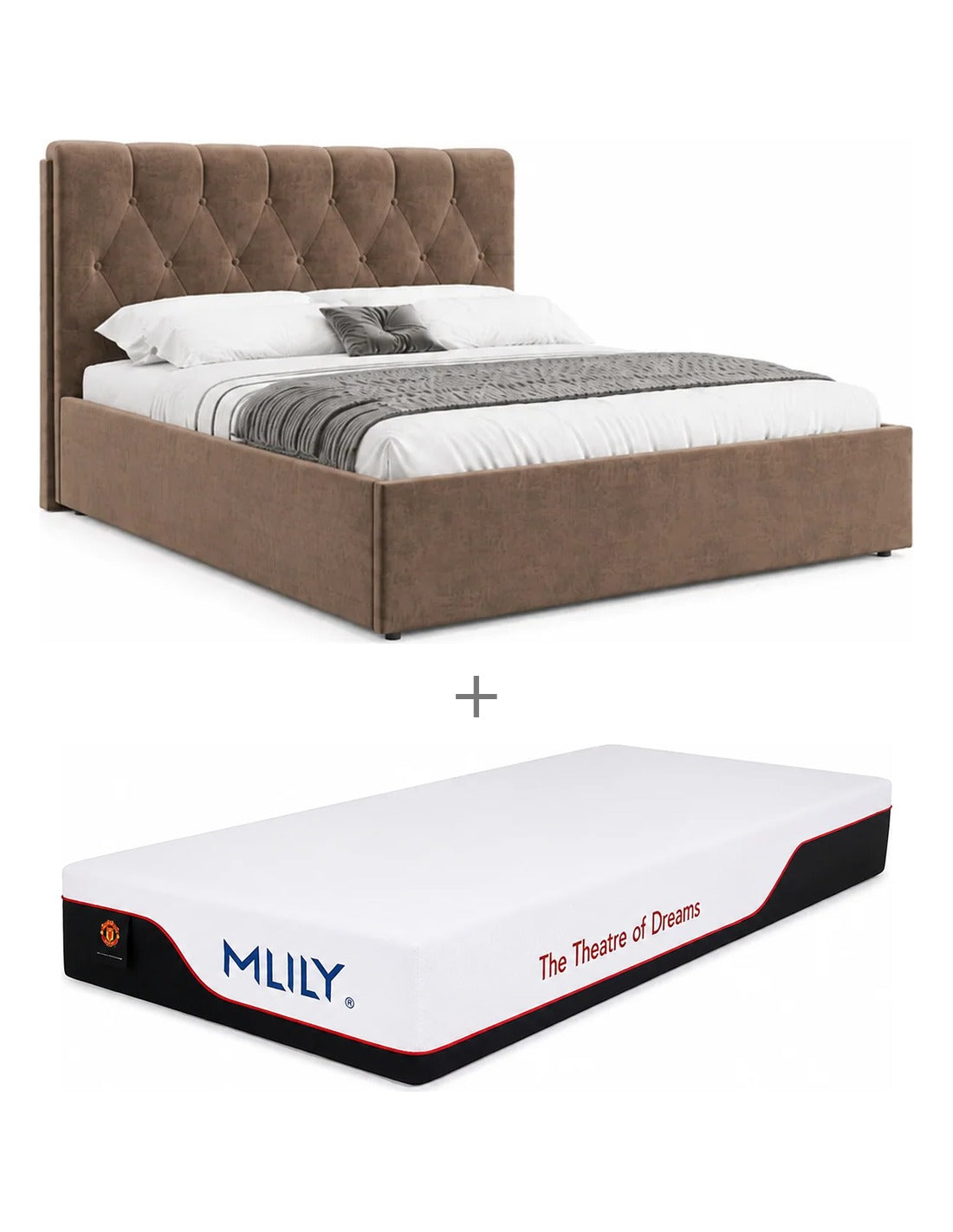 160x200 Gulta Imperija + Mlily Supreme matracis
